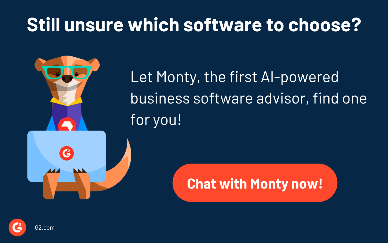 Click to chat with G2's Monty AI